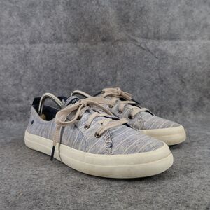 Sperry Shoes Womens 9 Sneakers Casual Low Lace Up Fabric Summer Comfort Nautical